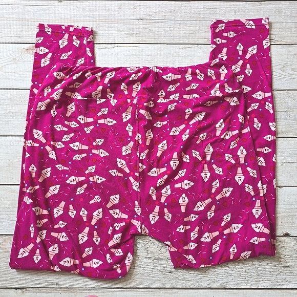 LuLaRoe | Plus Size TC Ice Cream Cone Leggings - Picture 2 of 2